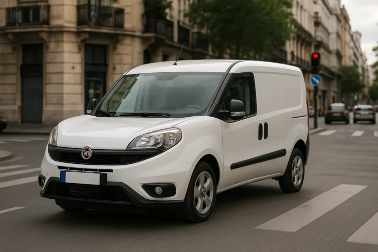 Fiat Doblo furgoneta circulando por ciudad