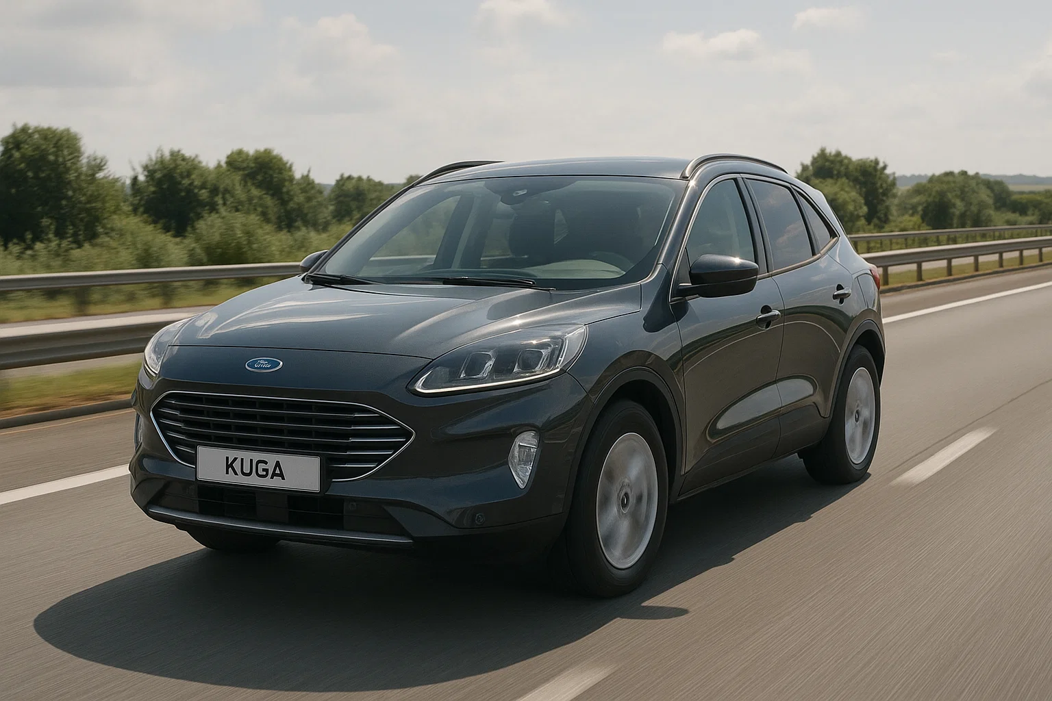 Ford Kuga circulando por autovía