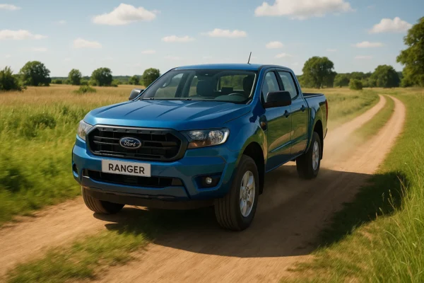 Ford Ranger conduciendo por el campo