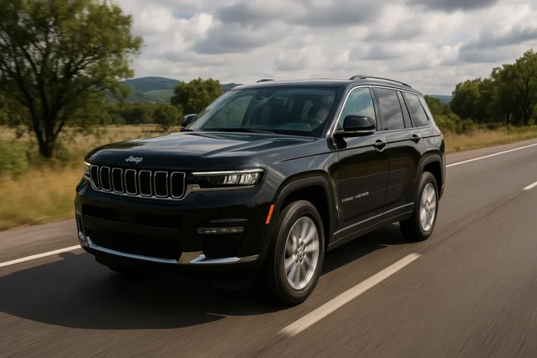 Jeep Grand Cherokee circulando por carretera