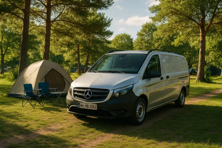 Mercedes Vito en un camping