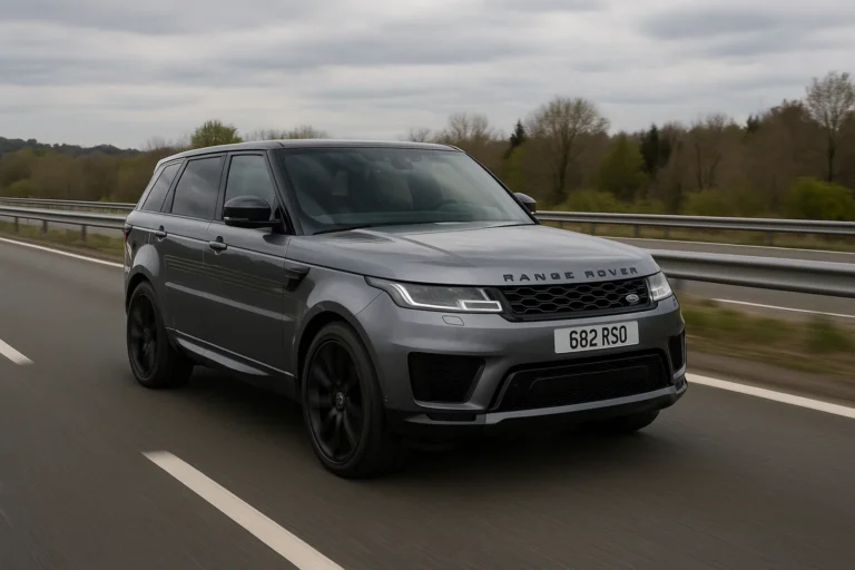 Range Rover Sport conduciendo por una autovía