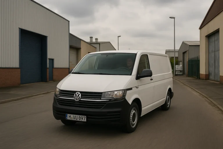 Volkswagen Transporter en un polígono industrial