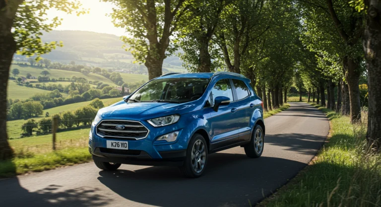 Ford Ecosport circulando por el campo