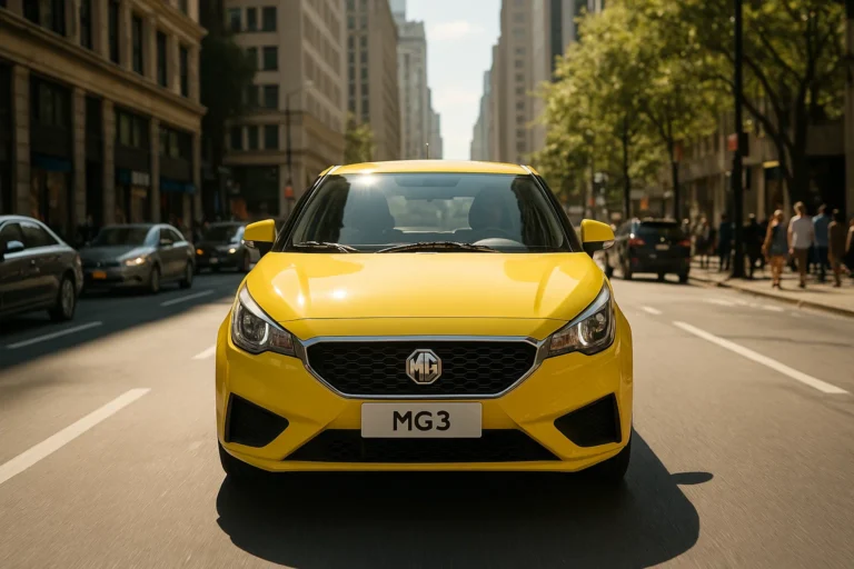 MG3 circulando por ciudad