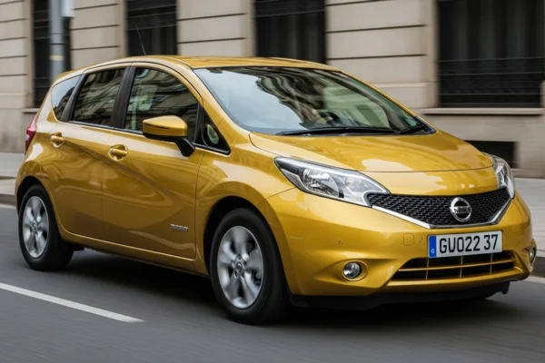 Nissan Note circulando por el centro de ciudad