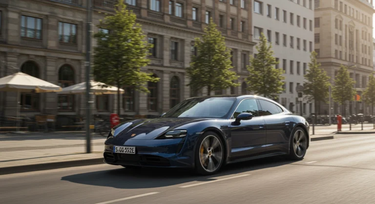 Porsche Taycan en ciudad